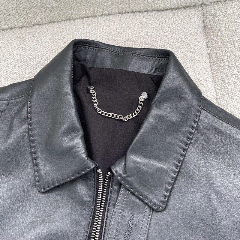 21-22AW ベルルッティ 偽物 パティーヌ レザー ブルゾン beq03792